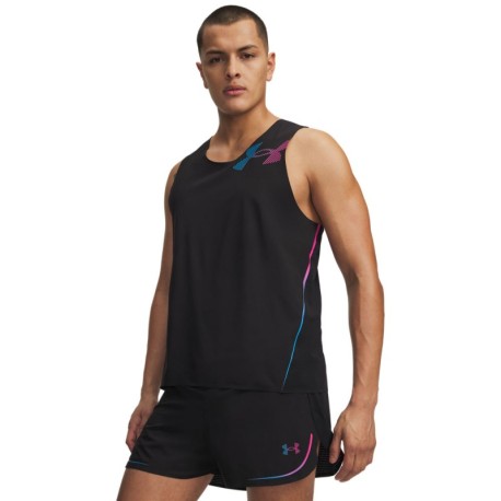 Under Armour Canotta Running Velociti Elite Ultimate Nero Capri Uomo