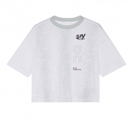On T-Shirt Running Performance Volt-T Bianco Donna