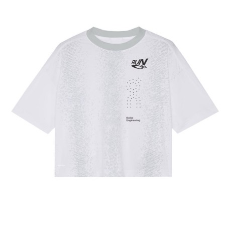 On T-Shirt Running Performance Volt-T Bianco Donna