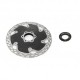 Carbon-Ti Freni a Disco Bici Da Corsa X-Rotor Steel Carb Aero Center Lock 160mm