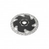 Carbon-Ti Freni a Disco Bici Da Corsa X-Rotor Steel Carb Aero Center Lock 160mm
