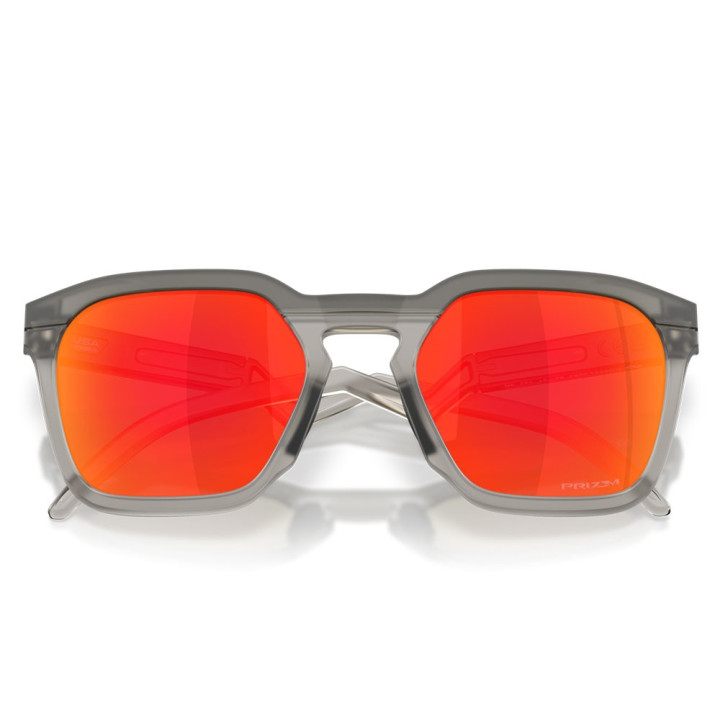 Oakley Occhiali Hstn Sq Matte Grigio Smoke Prizm Ruby