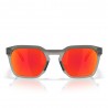 Oakley Occhiali Hstn Sq Matte Grigio Smoke Prizm Ruby