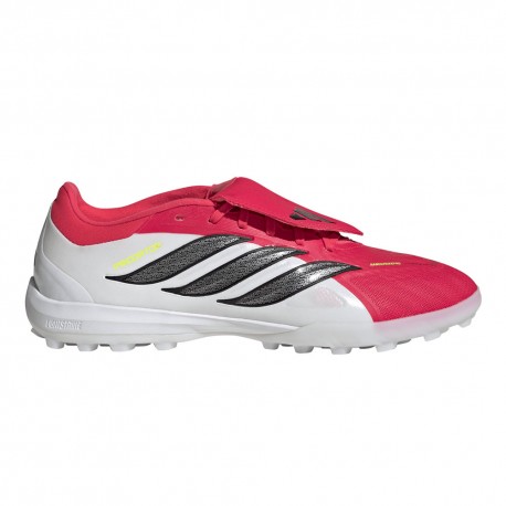 Adidas Predator Pro Ft Tf Rosso Nero Bianco - Scarpe Da Calcio Uomo
