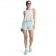 Under Armour Pantaloncini Running Velociti Pro 4" 2In1 Refresh Mint Reflective Donna