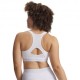 Under Armour Reggiseno Sportivo Heatgear High Compression Bianco Halo Gray Donna