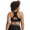 Under Armour Reggiseno Sportivo Heatgear High Compression Ultimate Nero Bianco Donna