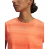 Under Armour T-Shirt Running Velociti Electric Tangerine Reflection Donna