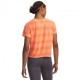 Under Armour T-Shirt Running Velociti Electric Tangerine Reflection Donna