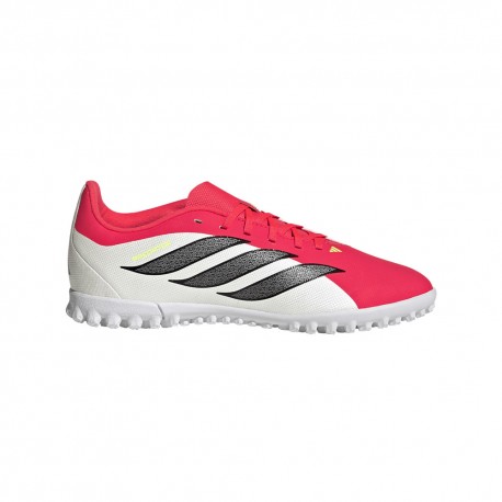 Adidas Predator Club Tf Rosso Nero Bianco - Scarpe Da Calcio Bambino