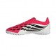 Adidas Predator Club Tf Rosso Nero Bianco - Scarpe Da Calcio Bambino