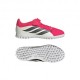 Adidas Predator Club H&L Tf Rosso Nero Bianco - Scarpe Da Calcio Bambino