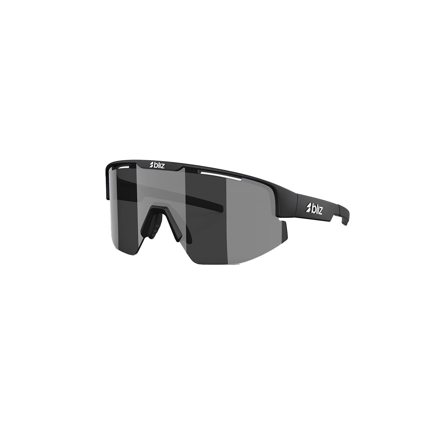 Bliz Unisex Argento/Nero Occhiali Sportivi, Matrix Small ( Opaco, Fumo, Specchio D'), - Immagine 3