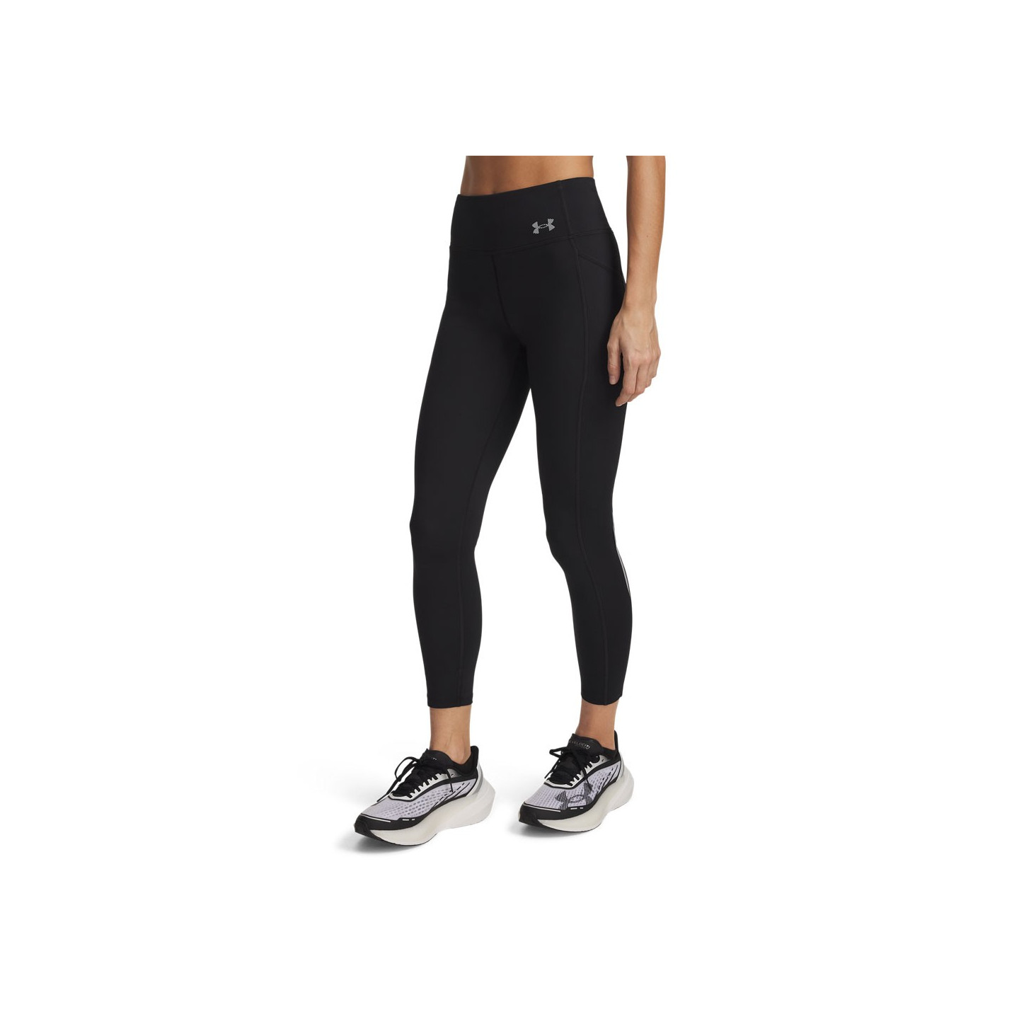 Under Armour Donna Nero Calzamaglia Velociti Ankle Da / Riflettente M - Immagine 3