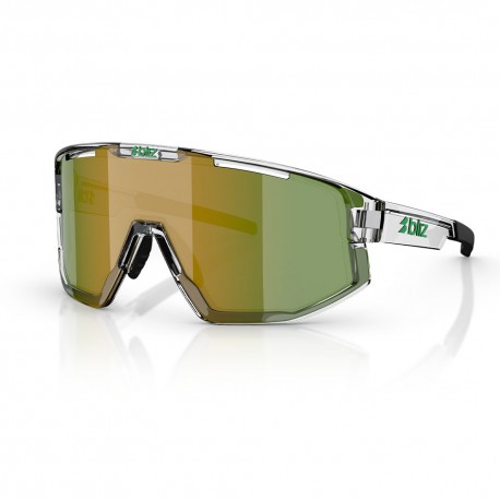 Bliz Occhiali Fusion Small Bianco Trasparente Verde