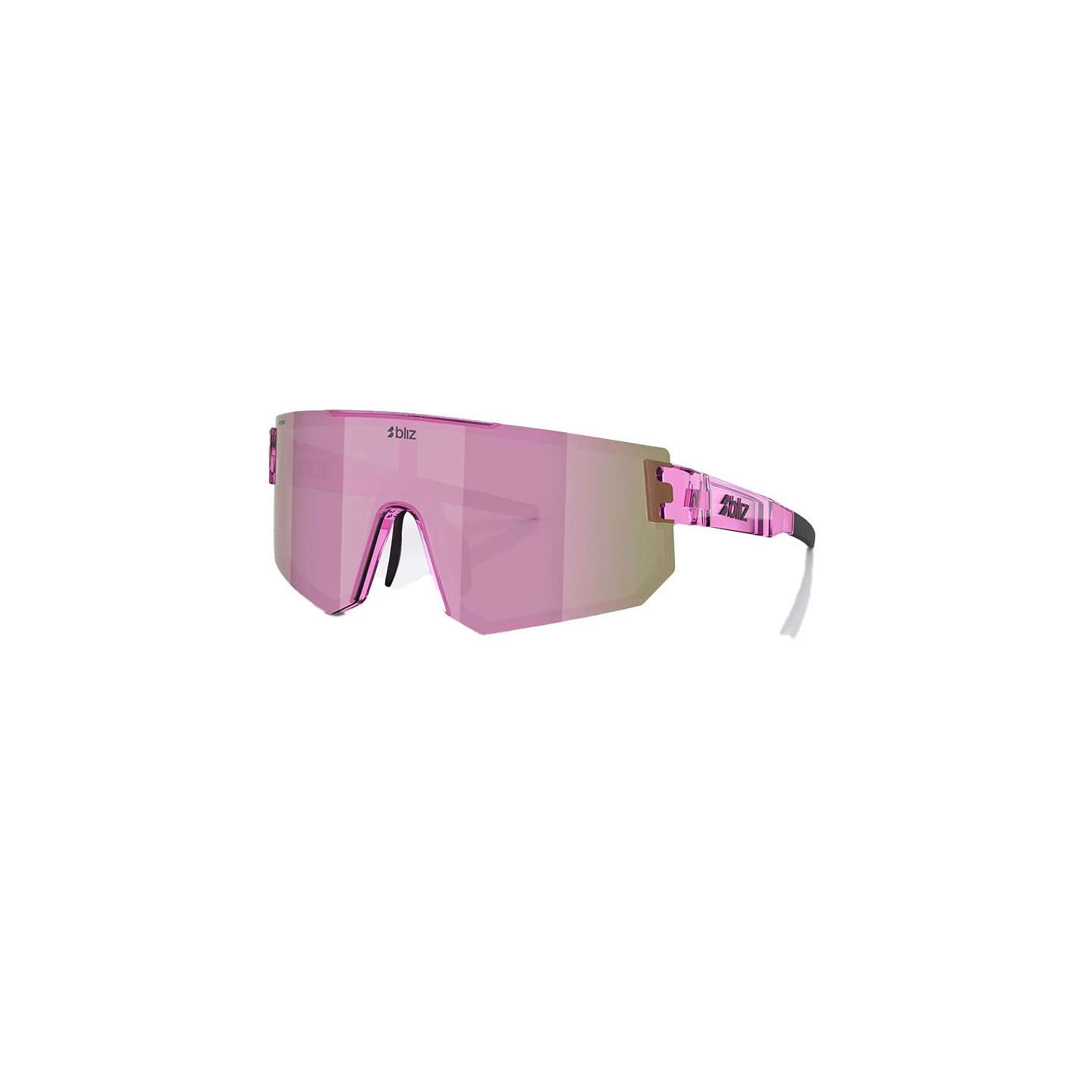 Bliz Unisex Multicolore/Marrone/Rosa Occhiali Sportivi, P005 ( Trasparente, / ), Pink, Trasparente - Immagine 3