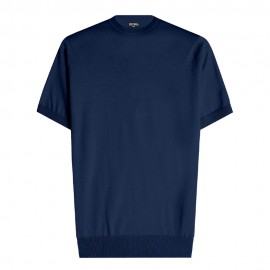 Zeybra T-Shirt In Maglia Navy Uomo