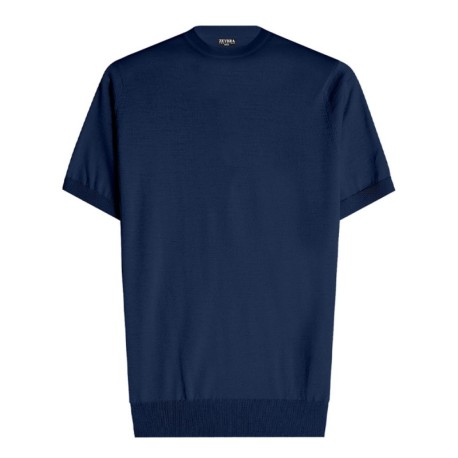 Zeybra T-Shirt In Maglia Navy Uomo
