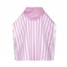 Hot Stuff Poncho Neonato Marga Rosa Bianco Bambina