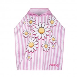 Hot Stuff Poncho Neonato Marga Rosa Bianco Bambina