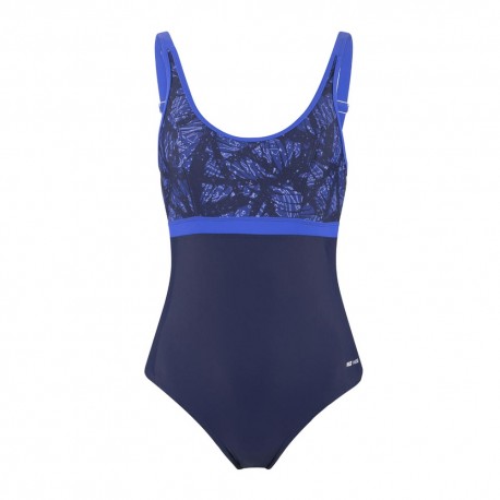 Hot Stuff Costume Intero Piscina Supportato Silvana Navy Donna