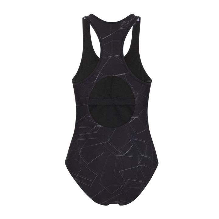 Hot Stuff Costume Intero Piscina Tiana Sport Back Nero Donna