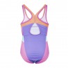 Hot Stuff Costume Intero Piscina Colour Block Casual Back Purple Bambina