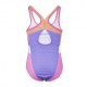 Hot Stuff Costume Intero Piscina Colour Block Casual Back Purple Bambina