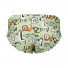 Hot Stuff Costume Intero Piscina Slip Neonato Wild Verde Arancio Bambino