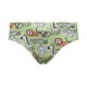 Hot Stuff Costume Intero Piscina Slip Neonato Wild Verde Arancio Bambino