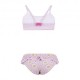 Hot Stuff Costume Intero Piscina Due Pezzi Piscina Neonato Marga Rosa Bianco Bambina