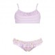 Hot Stuff Costume Intero Piscina Due Pezzi Piscina Neonato Marga Rosa Bianco Bambina