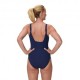 Speedo Costume Intero Piscina Supportato Solid Contour Eclipse Peacoat Donna