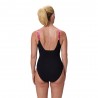 Speedo Costume Intero Piscina Supportato Print Contour Eclipse Antracite Ruby Donna