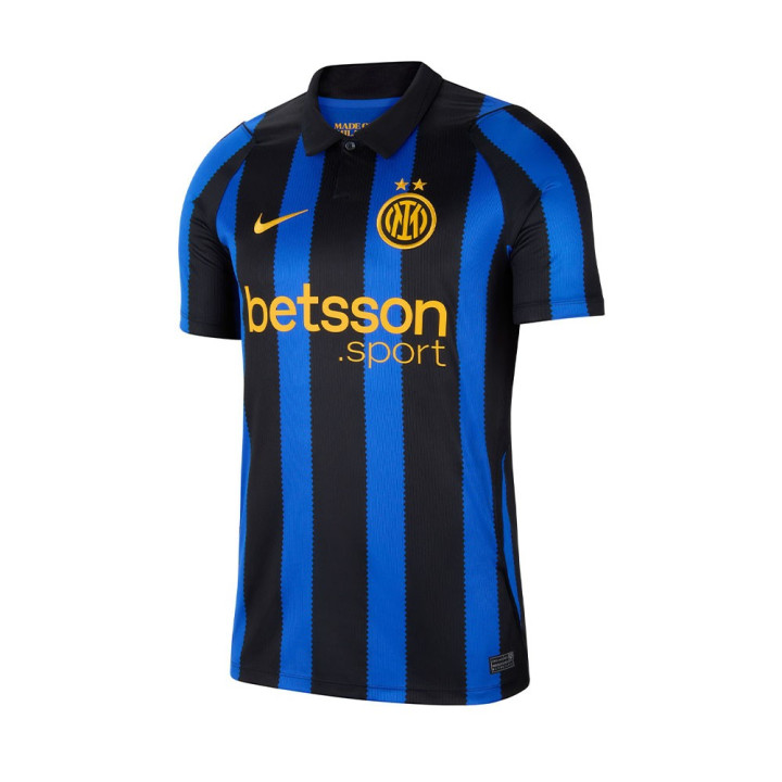Nike Maglia Maniche Corte Inter Home 26 27 Blu Nero Uomo