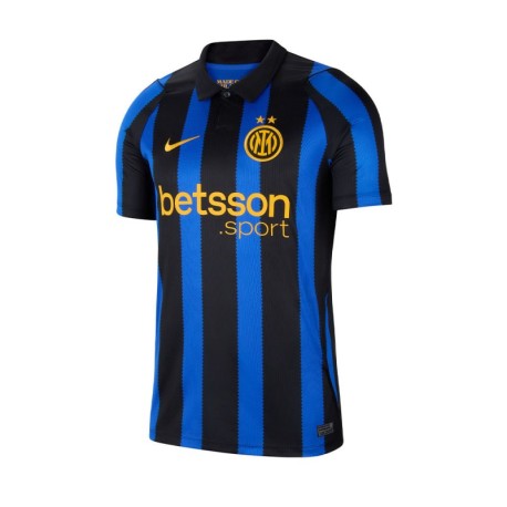 Nike Maglia Maniche Corte Inter Home 26 27 Blu Nero Uomo