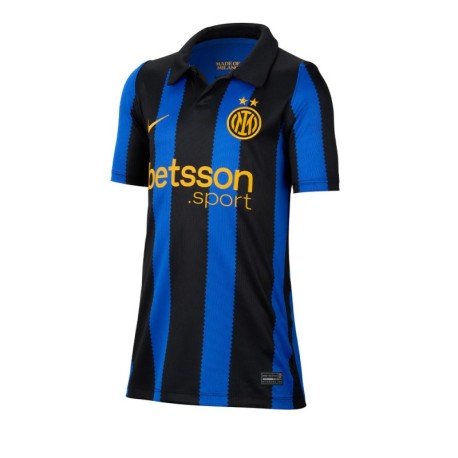 Nike Maglia Maniche Corte Inter Home 26 27 Blu Nero Oro Bambino