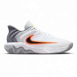 Nike Giannis Immortality 4 Bianco Nero Volt - Scarpe Basket Uomo