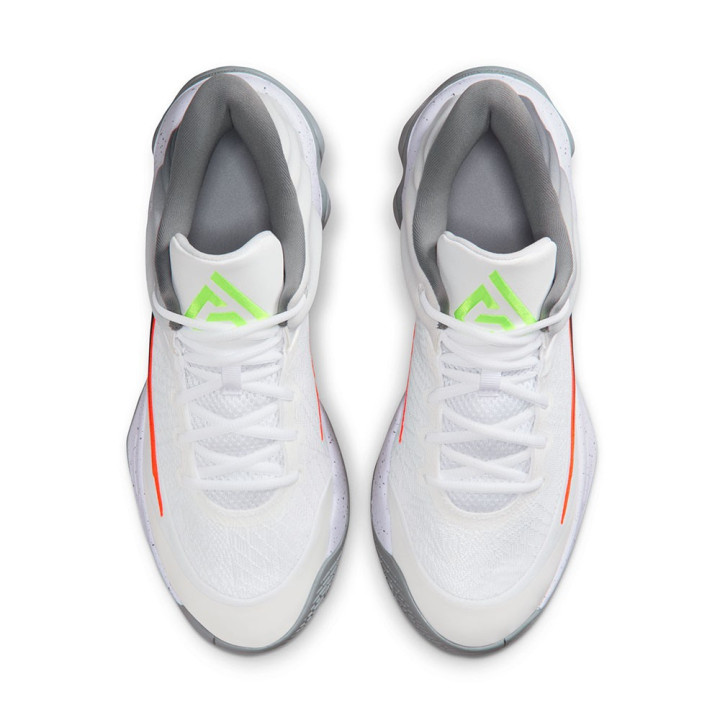 Nike Giannis Immortality 4 Bianco Nero Volt - Scarpe Basket Uomo