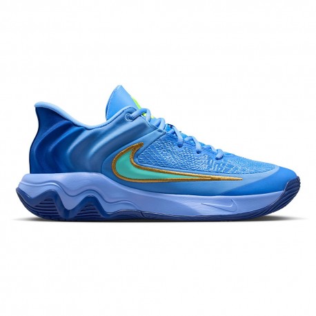 Nike Giannis Immortality 4 Blu Turq Deep Blu - Scarpe Basket Uomo