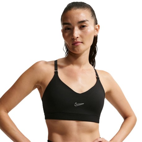 Nike Reggiseno Sportivo Indy Light Support Nero Donna