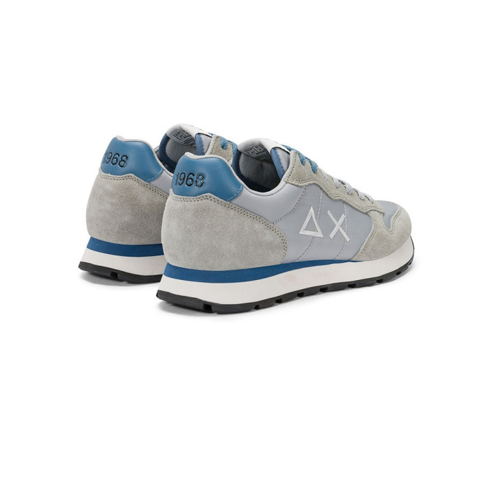 Sun 68 Tom Solid Nylon Grigio C Bianco - Sneakers Uomo