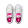Sun 68 Ally Solid Nylon Bianco Fucsia Fluo - Sneakers Donna