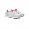 Sun 68 Ally Solid Nylon Bianco Fucsia Fluo - Sneakers Donna