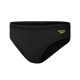 Speedo Costume Intero Piscina Slip Logo Brief Nero Giallo Bambino