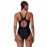 Speedo Costume Intero Piscina Colorblock Splice Antracite Blu Donna