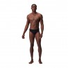 Speedo Costume Intero Piscina Slip Endurance 7Cm Nero Uomo