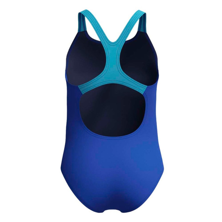 Speedo Costume Intero Piscina Medley Logo Blu Bambina