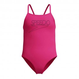 Speedo Costume Intero Piscina Endurance Thinstrap Rosa Bambina