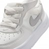 Nike Force 1 Low Ess+ Easyon Td Bianco Grigio - Sneakers Bambino
